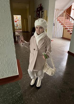 Пальто для дівчинки демісезонне 🍁🍂 8