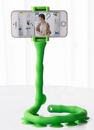 Гибкий держатель для телефона с присосками cute worm lazy holder