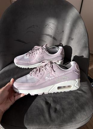 Кросівки жіночі nike air max бузкові, розмір 40.5, довжина устілки 26 см