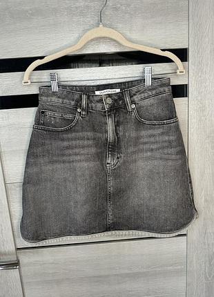 1+1=3 джинсова міні спідниця calvin klein jeans denim 2
