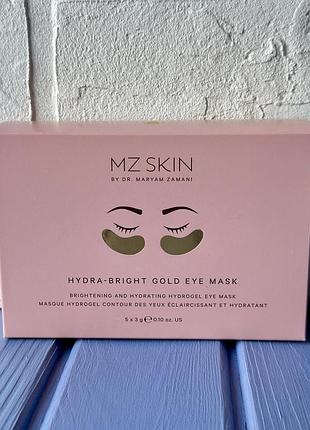 Mz skin hydra-bright gold eye mask ( набір антивікових патчей для шкіри навколо очей ) 5шт