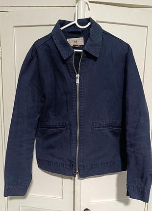 Куртка чоловіча h&m синя вітровка