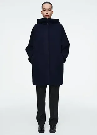 Пальто жіноче cos oversized double-faced wool coat / м