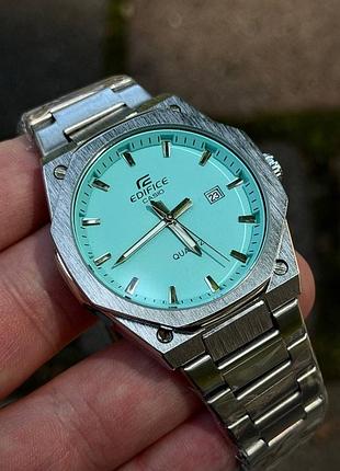 Чоловічий годинник casio edifice efr-s108d silver-tiffany