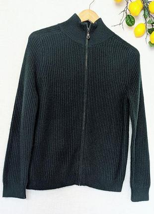 Кардиган на молнии из шерсти и кашемира от cashmere collection