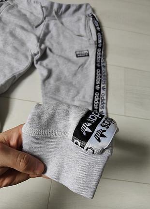 Джоггеры тёплые джогери штани adidas lampas адидас лампасы фулл спортивні штани штаны спортивные 3