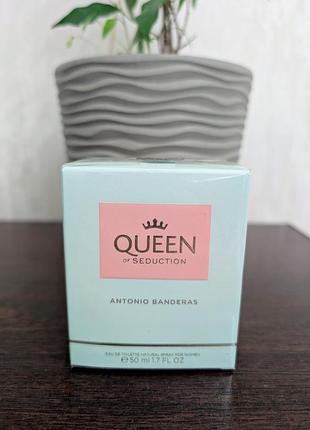 Туалетна вода antonio banderas queen of seduction, 50 мл., нові запаковані.