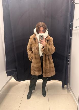Натуральна норкова шуба