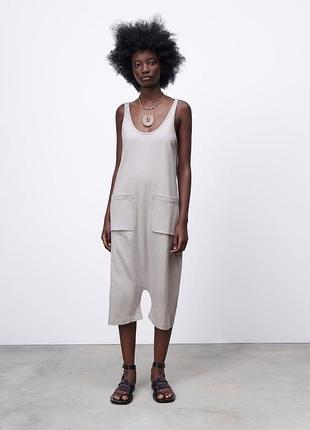 Новий комбінезон ромпер zara стильний бавовняний розмір s