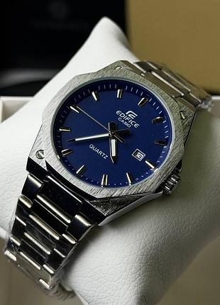 Годинники чоловічі casio edifice efr-s108d silver-blue