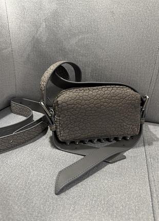 Alexander wang gray ricco mini crossbody bag