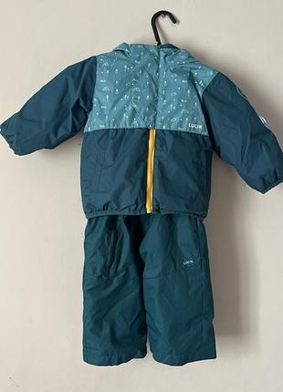 Зимовий комбінезон для хлопчика lugik, синій, розмір 12м (73-75см)