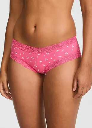 Хлопковые трусики в рубчик victoria’s secret оригинал трусы сикрет в рубчик