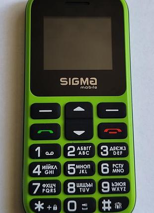 Мобільний телефон "sigma" кнопочний.