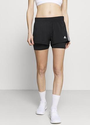 Подвійні спортивні шорти adidas з тайсами