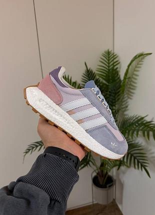 ▪️adidas retropy e5 blue pink white