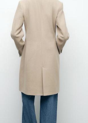 Елегантне демісезонне пальто zara 4