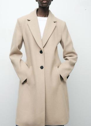 Елегантне демісезонне пальто zara 2