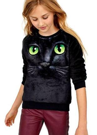 Свитшот кофта плюшевая h&amp;m