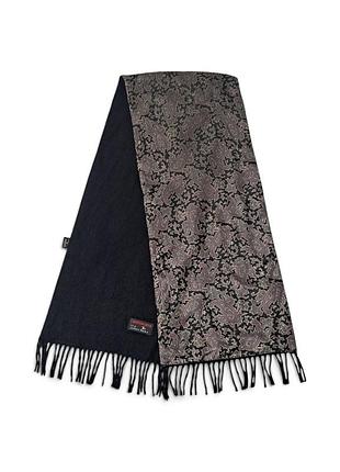 Винтажный восторонний шарф Chatsworth silk &amp; lambswool (шелк и шерсть, крупнобритания)