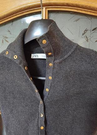 Лонгслив водолазка zara,p. s 2