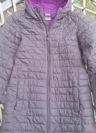 Удлиненная демисезонная куртка пальто jack wolfskin, размер s