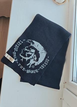 Diesel шарф мужской плед