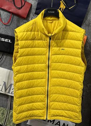 Жилетка чоловіча безрукавка пухова mcgregor new york 1921 genuine down insulation care жовтий xxl