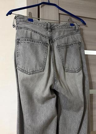 Жіночі джинси zara сірі 2