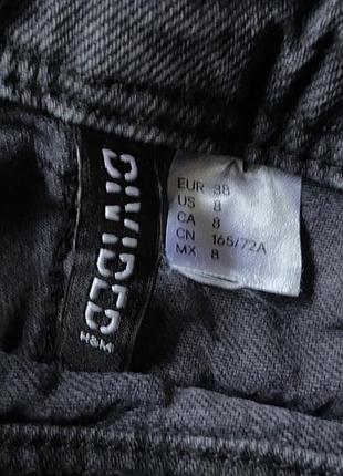 Комбінезон джинсовий чорний h&m 5