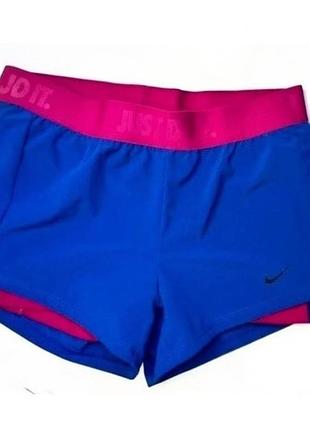 Жіночі спортивні шорти nike dri-fit 2 в 1.