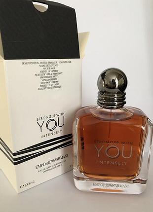 Armani  emporio armani stronger with you intensely 100 ml для чоловіків.оригінальний тестер/технічна коробка.