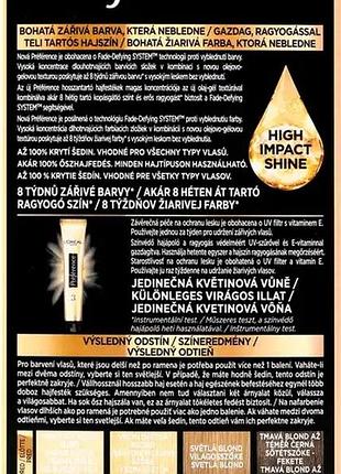 Крем-фарба для волосся l'oreal paris preference 10.21 стокгольм. світло-русявий перламутровий 5