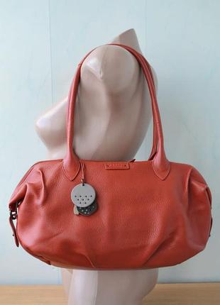 Шикарная кожаная сумка radley london , натуральная кожа
