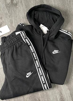 Оригинальный мужской спортивный костюм nike club fleece gx hd track suit(размер м)