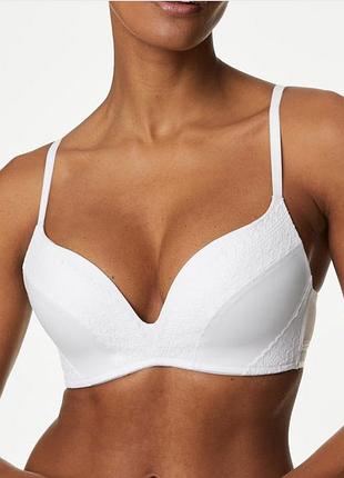 M&amp;s body р. 80 ст. м'який бюстгальтер без кісточок на поролоні пушап.