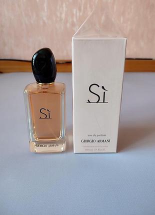 Giorgio armani si парфюмированная вода 100 ml (джорджио армани си)