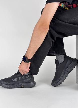 Водонепроникні кросівки merrell agility peak 5 gtx black orange