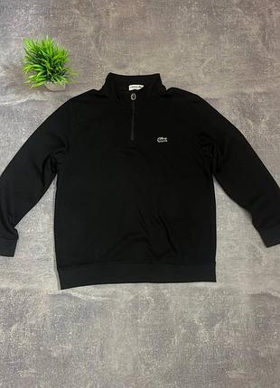 Чоловічий кардиган lacoste чорний