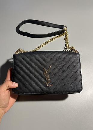 Сумка жіноча ysl(yves saint laurent) чорна