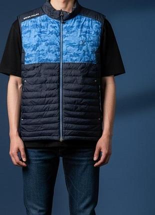 Чоловіча стьобана жилетка peter millar hyperlight quilted vest