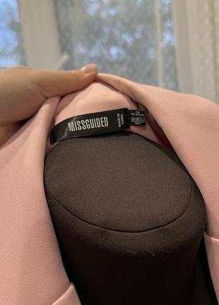 Піджак рожевого кольору missguided 8 5