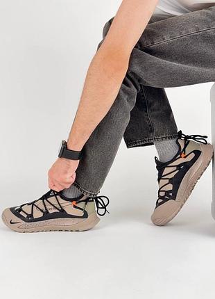 Водонепроникні кросівки nike acg terra antarktik low gtx beige black