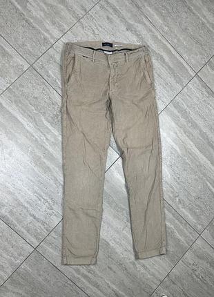 Mr marvis beige chino trousers classic pants size w34 l32 брюки штани чіноси вельвет