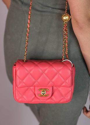 Брендовая классическая сумочка chanel городская кожаная сумка для девушки через плече женская сумочка маленькая шанель