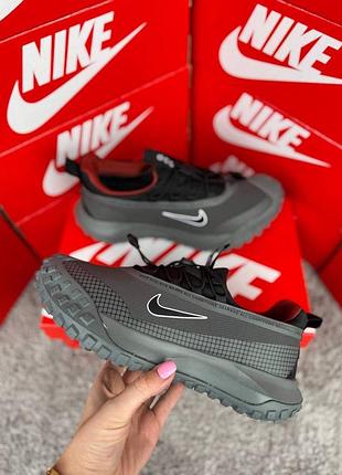 Водонепроникні кросівки nike acg mountain fly low gtx grey
