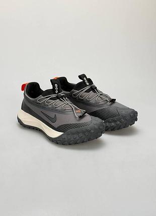 Водонепроникні кросівки nike acg mountain fly low gtx grey black beige