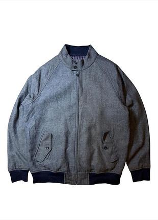 Стильна вовняна куртка-бомбер ben sherman l