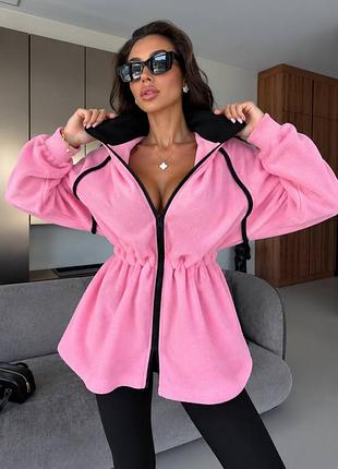 Стильний жіночий флісовий худі