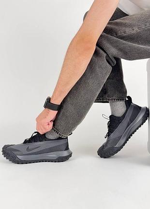 Водонепроникні кросівки nike acg mountain fly low gtx dark grey
